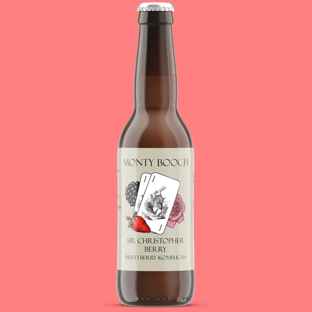 Monty Booch : Sir Christopher Berry Raw Kombucha 330ml (12 Pack) 36.00