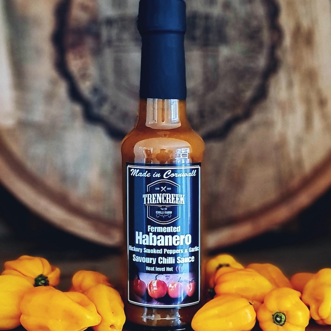 Trencreek Chilli Farm : Habanero, Hickory, Smoked Peppers and Garlic (150ml) 5.95