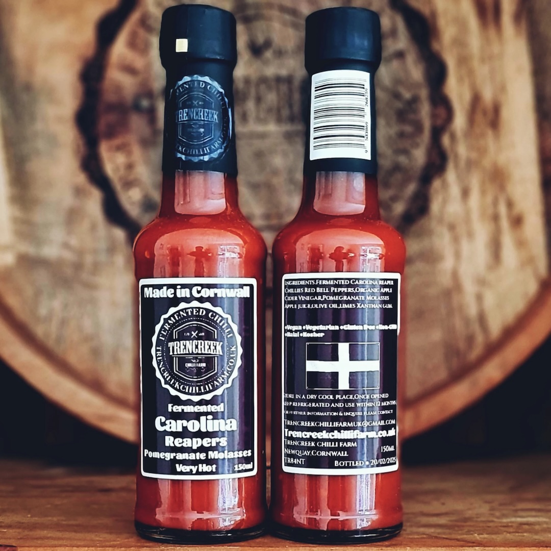 Trencreek Chilli Farm : Carolina Reaper and Pomegranate Molasses (1 x 150ml) 6.95
