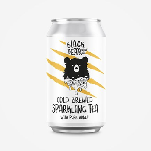 Black Bear Honey Co : Classic Sparkling Tea with Pure British Honey (12 x 330ml) 43.95