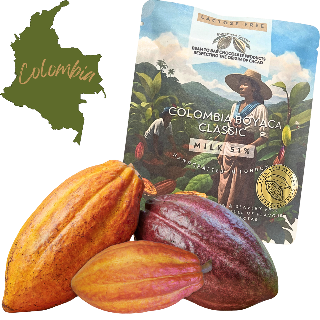 Colombia Boyaca Classic Chocolate Bar (30g) by Superfood Cocoa