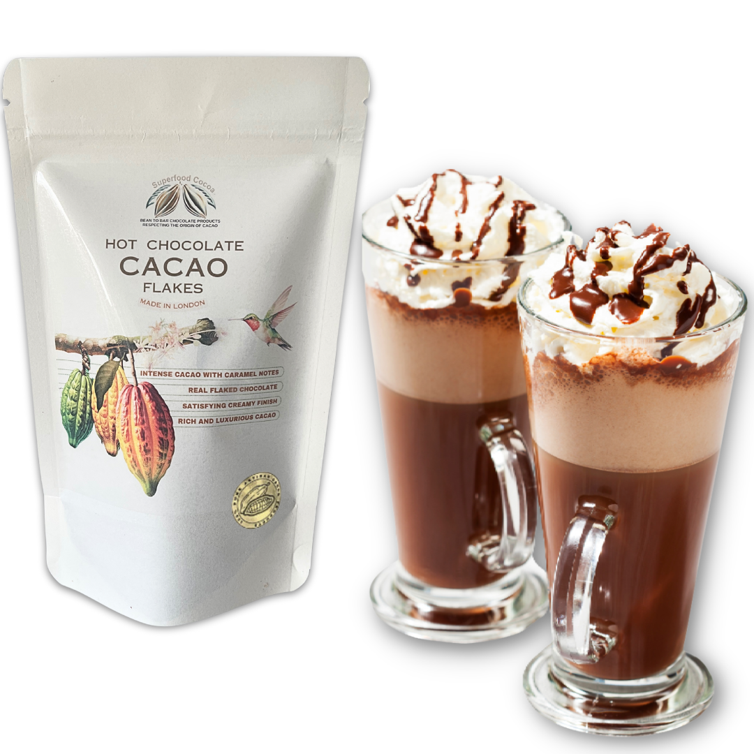 Superfood Cocoa : Dark Hot Chocolate Cacao Flakes (114g) 6.99