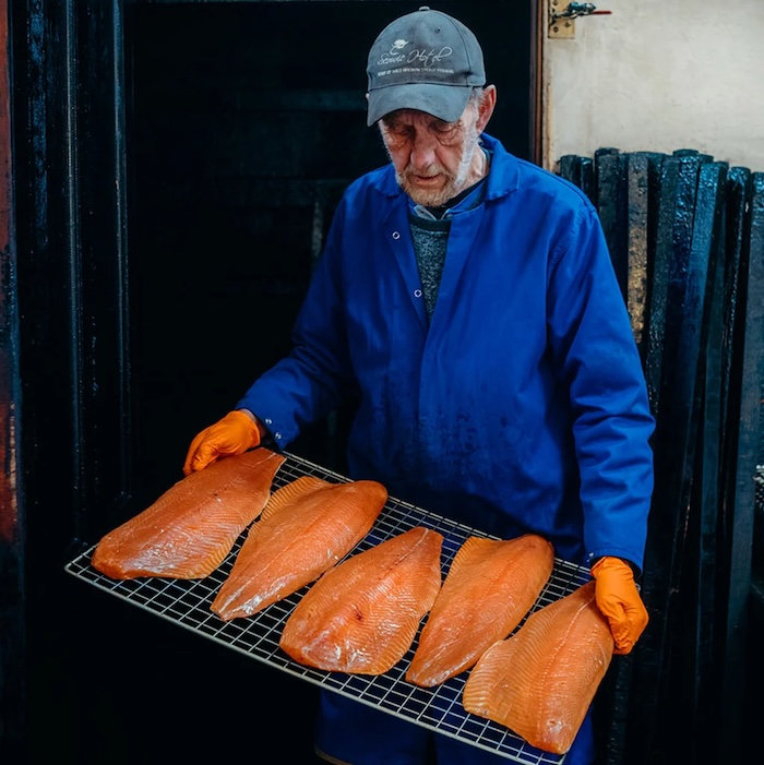 Ullapool Smokehouse : Heather Honey Cured Hot Smoked Scottish Salmon (450g)