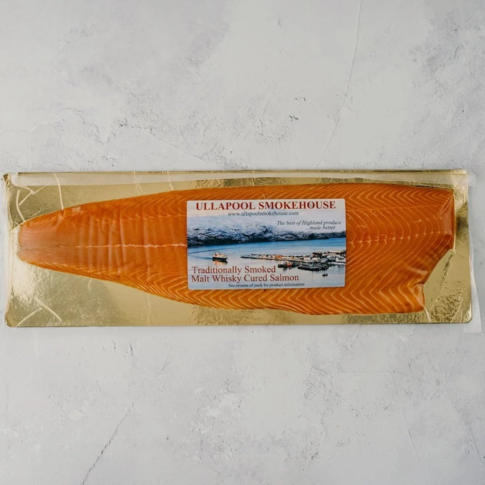 Malt Whisky Cured Smoked Scottish Salmon (900g sliced)